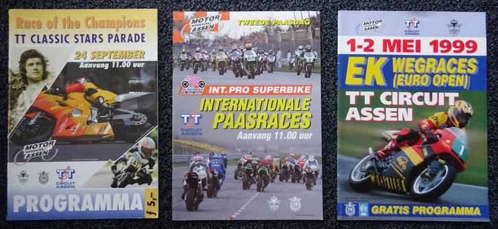 Programmaboekjes diverse motorraces Assen, Boeken, Motoren, Gelezen, Algemeen, Ophalen of Verzenden