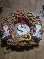 Sinterklaas krans met lichtjes, Huis en Inrichting, Woonaccessoires | Kransen, Ophalen of Verzenden, Zo goed als nieuw