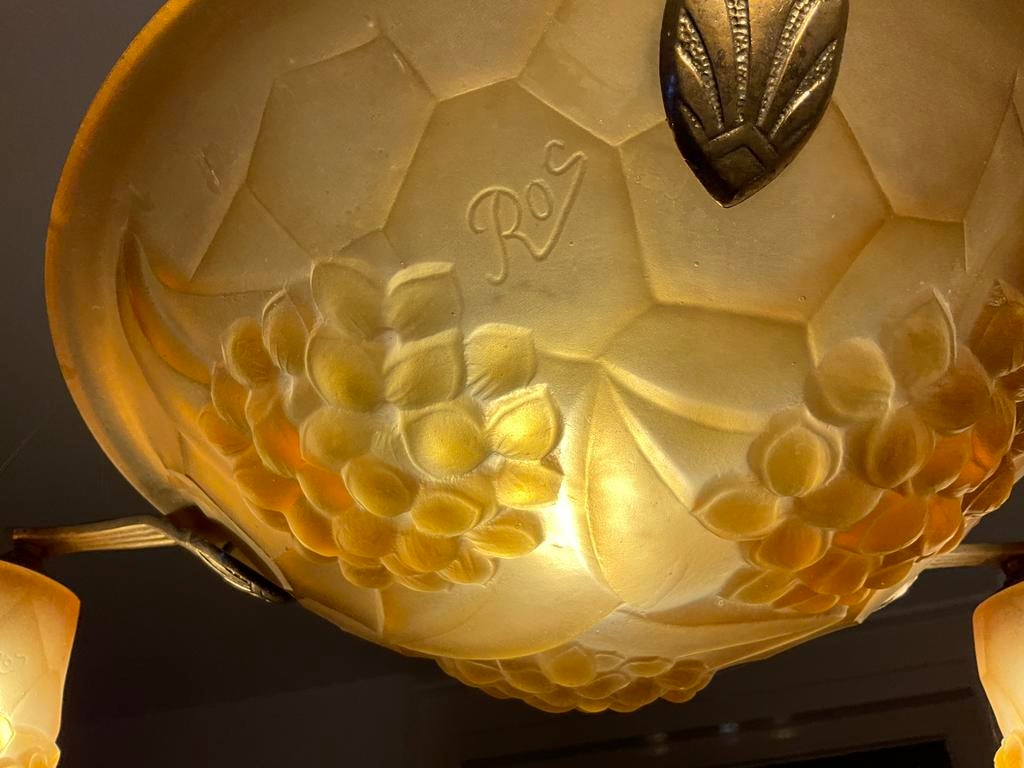 Antiek art deco lamp, Antiek en Kunst, Ophalen