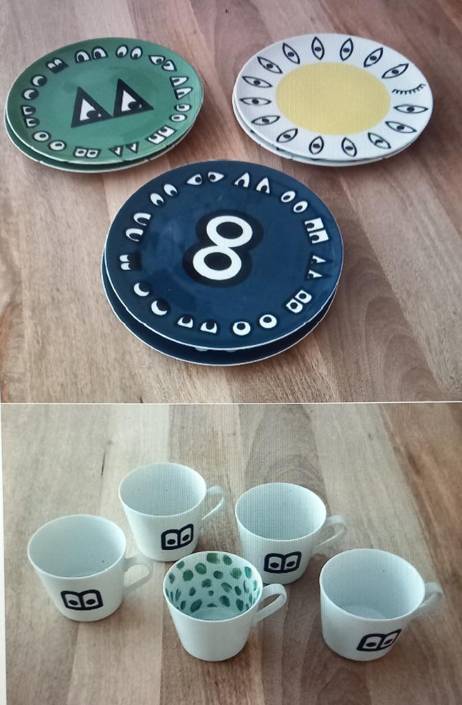 Ikea GLÖDANDE servies items, Huis en Inrichting, Keuken | Servies, Gebruikt, Ophalen