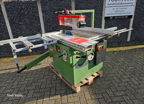 Formaatzaag Casadei met voorritser, Doe-het-zelf en Verbouw, Gereedschap | Zaagmachines, Gebruikt, Cirkelzaag, 1200 watt of meer