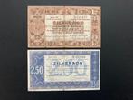 2 Zilverbonnen 1938 1 en 2,5 gulden beide seire DC, Postzegels en Munten, Bankbiljetten | Nederland, Ophalen of Verzenden, 2½ gulden