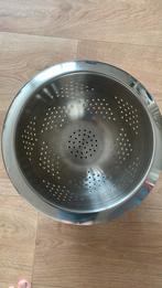 Rvs vergiet, fruitschaal, Huis en Inrichting, Ophalen of Verzenden, Zo goed als nieuw, Rvs