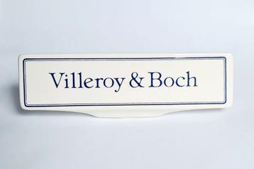 Toonbank reclamebordje van Villeroy & Boch beschikbaar voor biedingen