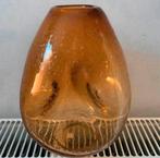 Vaas met deuken en bubbels Leerdam zeer goede staat., Huis en Inrichting, Woonaccessoires | Vazen, Ophalen of Verzenden, Zo goed als nieuw