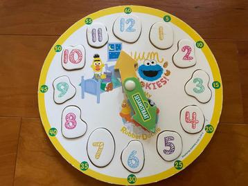 Sesamstraat Puzzelklok - Educatief Speelgoed beschikbaar voor biedingen