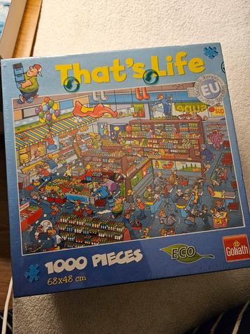 Goliath That's Life! Puzzel 1000 Stukjes - nieuw in plastic  beschikbaar voor biedingen