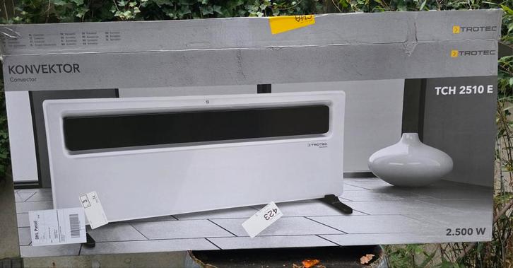 Trotec TCH 2510 E Convector Kachel - Nieuw in Doos, Doe-het-zelf en Verbouw, Verwarming en Radiatoren, Nieuw, Ophalen of Verzenden