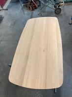 Deens Ovaal Eiken Tafelblad - 200x100x3 cm - Onbewerkt, Eikenhout, Nieuw, Vijf personen of meer, 150 tot 200 cm