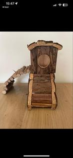 3 hamster huisjes van hout, Dieren en Toebehoren, Minder dan 60 cm, Gebruikt, Minder dan 75 cm, Ophalen of Verzenden