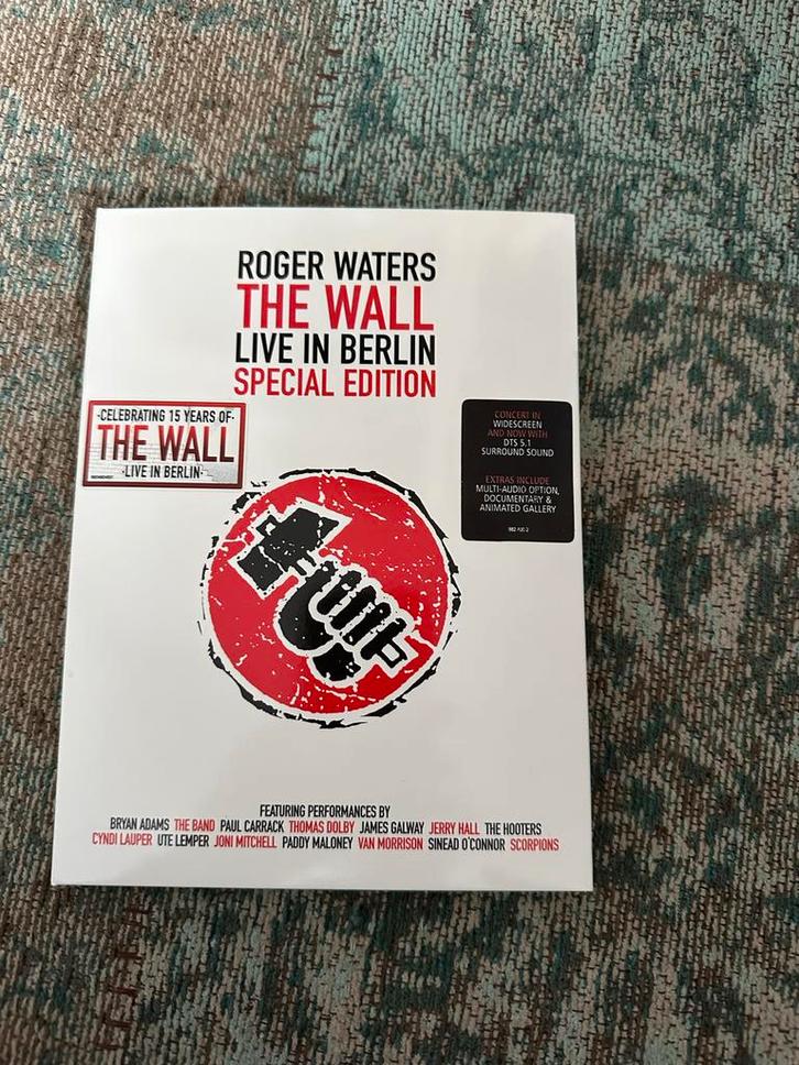 Roger Waters - The Wall Live in Berlin (Special Edition), Cd's en Dvd's, Dvd's | Muziek en Concerten, Zo goed als nieuw, Muziek en Concerten