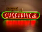 Prachtige oude neon Chefarine 4, Verzamelen, Merken en Reclamevoorwerpen, Ophalen, Lichtbak of (neon) lamp