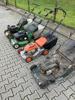 Partij Grasmaaiers - Diverse Merken, Tuin en Terras, Grasmaaiers, Ophalen, Cirkelmaaier, Gebruikt, Opvangzak