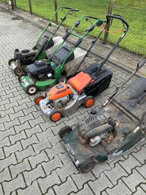 Partij Grasmaaiers - Diverse Merken, Tuin en Terras, Grasmaaiers, Gebruikt, 50 cm of meer, Cirkelmaaier, Opvangzak, Ophalen