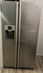 Amerikaanse koelkast LG, Witgoed en Apparatuur, 60 cm of meer, Met aparte vriezer, 200 liter of meer, Zo goed als nieuw