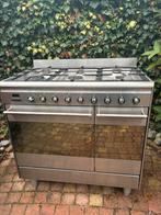 Smeg fornuis met 2 ovens, Witgoed en Apparatuur, Fornuizen, Ophalen, 60 cm of meer, Zo goed als nieuw, Gas