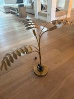 Koperen Palm lamp tafellamp, Huis en Inrichting, Lampen | Tafellampen, Ophalen, Zo goed als nieuw, Metaal