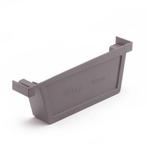 PVC eindstuk links en rechts voor bakgoot type 125 - grijs, Pvc, Nieuw, Ophalen of Verzenden, Minder dan 2 meter