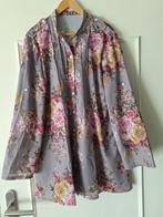 Vrolijke bloemen blouse, Ophalen, Zo goed als nieuw, Maat 46/48 (XL) of groter