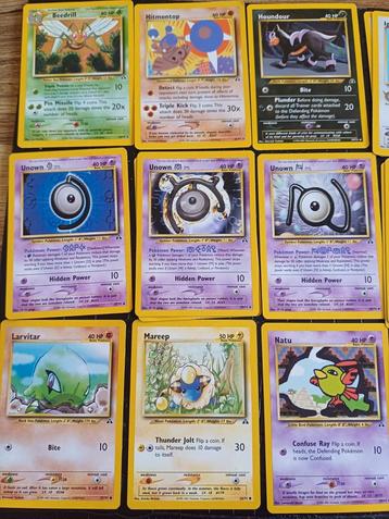 47 pokemon kaarten Neo Discovery beschikbaar voor biedingen