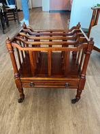 Lectuurbak jaren 50 houten, Huis en Inrichting, Woonaccessoires | Krantenbakken en Lectuurbakken, Ophalen, Gebruikt