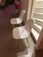 2 witte eetkamerstoelen van Karwei, Ophalen, Gebruikt, Stoel(en)