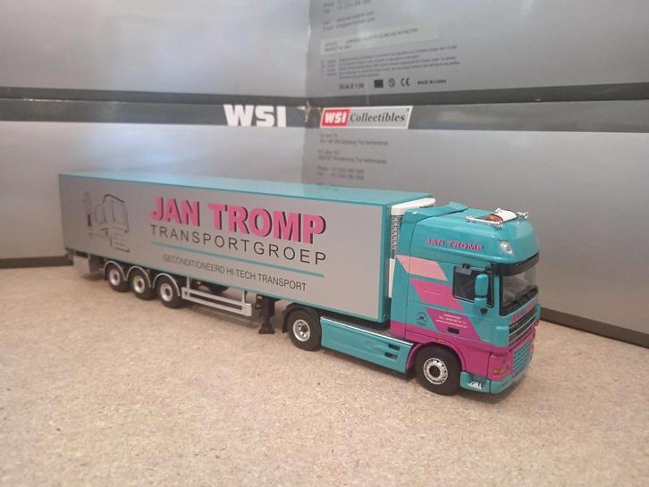 Daf XF koeloplegger Jan Tromp WSI, Hobby en Vrije tijd, Modelauto's | 1:50, Nieuw, Bus of Vrachtwagen, Wsi, Ophalen of Verzenden