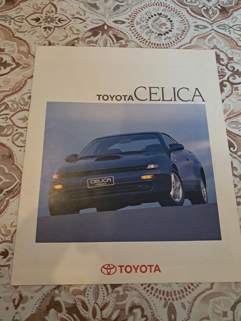 Toyota Celica Folder (1990) - Turbo 4WD & 2.0 GT - MINT, Onbekend, Toyota, Ophalen of Verzenden, Zo goed als nieuw
