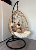 Rotan Hangstoel Hawaii met Kussens Xenos, Ophalen, Wit, Zo goed als nieuw, Eén