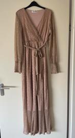 Glitter Jurk - Feestdagen, Bruiloft, Ophalen of Verzenden, Zo goed als nieuw, Roze, Maat 36 (S)