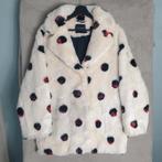 Eleven Paris, Faux Fur Coat, Ivory Black Red, Maat M, Maat 38/40 (M), Overige kleuren, Zo goed als nieuw, Eleven Paris