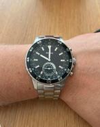 Fossil Q hybrid crewmaster FTW1126 smartwatch, Staal, Gebruikt, Staal, Polshorloge