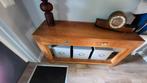 Teakhouten Sidetable met Manden, Huis en Inrichting, Tafels | Sidetables, Ophalen, Gebruikt, 100 tot 150 cm, Teakhout