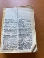 Frans zakwoordenboek, geen druk bekend, niet meer te vinden, Antiek en Kunst, Antiek | Boeken en Bijbels, Ophalen of Verzenden