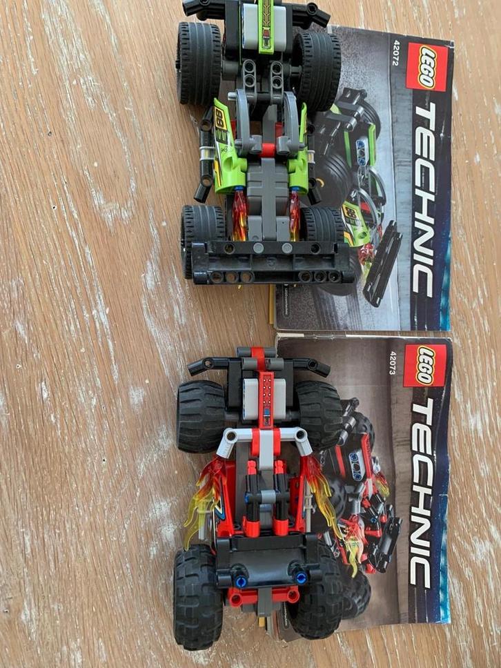 Lego Technic 42072 Whack! en 42073 Bash!, Kinderen en Baby's, Speelgoed | Duplo en Lego, Zo goed als nieuw, Lego, Complete set