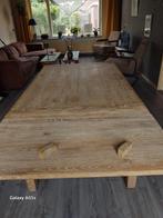 onverslijtbare eiken eettafel, Huis en Inrichting, Tafels | Eettafels, Gebruikt, 100 tot 150 cm, Eikenhout, 200 cm of meer