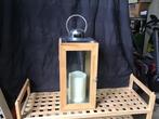Kaarsen lantaarn. Met kaars op batterijen., Ophalen of Verzenden, Zo goed als nieuw, Overige materialen