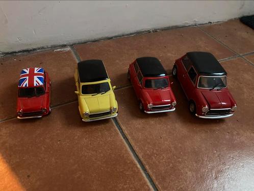 4 mini Cooper modellen nieuw, Hobby en Vrije tijd, Modelauto's | 1:24, Zo goed als nieuw, Auto, Welly, Ophalen of Verzenden