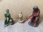 Zittend beeldje van keramiek, Antiek en Kunst, Kunst | Beelden en Houtsnijwerken, Ophalen