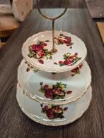 Elegante Etagère met Rozenmotief, Ophalen of Verzenden, Zo goed als nieuw