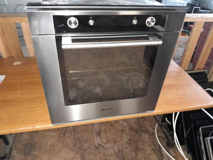 NETTE BAUKNECHT 60X60 HETE LUCHT OVEN MET GRILL TE KOOP, Witgoed en Apparatuur, Ovens, Gebruikt, Inbouw, Oven met grill, 60 cm of meer