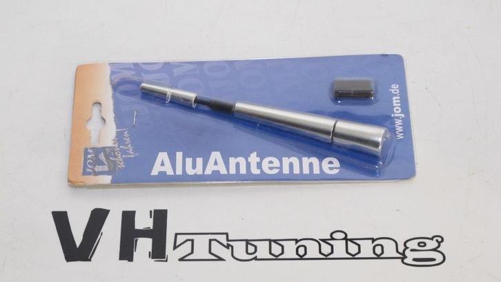 JOM 20576 sport antenne chroom 112-277MM uitschuifbaar M5/M6, Auto diversen, Tuning en Styling, Ophalen of Verzenden