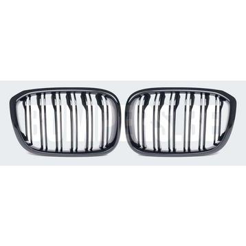 Grill Niergrill glanzend zwart dubbele bar  BMW X3 G01 G02 P beschikbaar voor biedingen