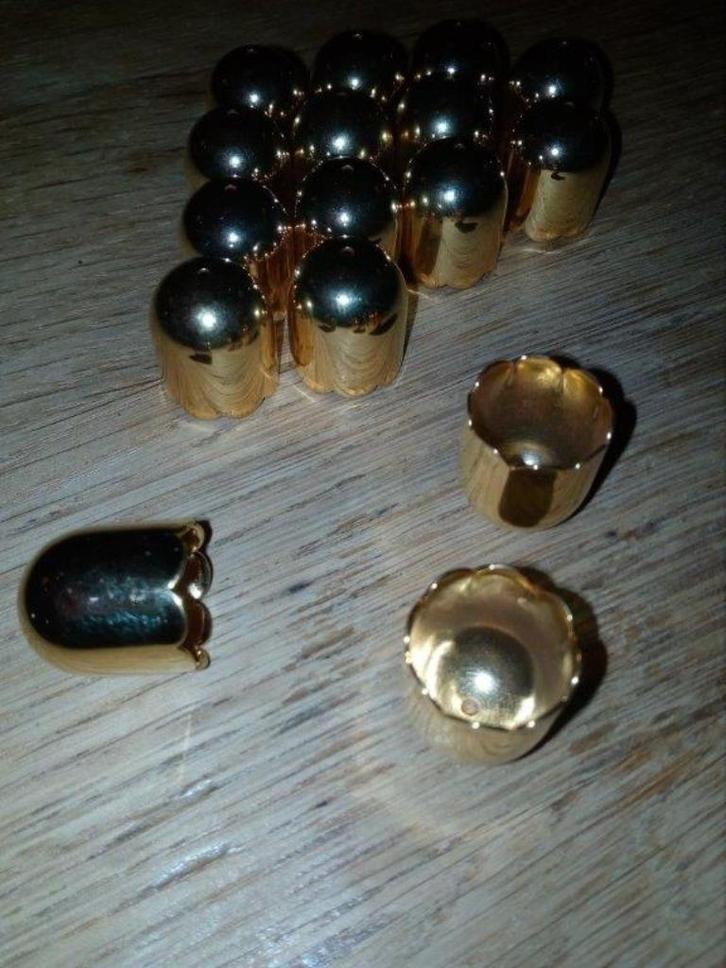 Metalen goud- en zilverkleurige kralenkapjes en kralen, Hobby en Vrije tijd, Kralen en Sieraden maken, Nieuw, Overige typen, Ophalen of Verzenden