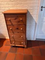 Hoge grenen ladekast, Ophalen, Gebruikt, 5 laden of meer, 50 tot 100 cm