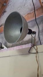 Jaren 30 klemlamp, Ophalen, Gebruikt, Metaal, Industrieel