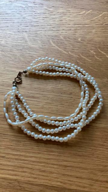 Chique vintage armband - pareltjes beschikbaar voor biedingen