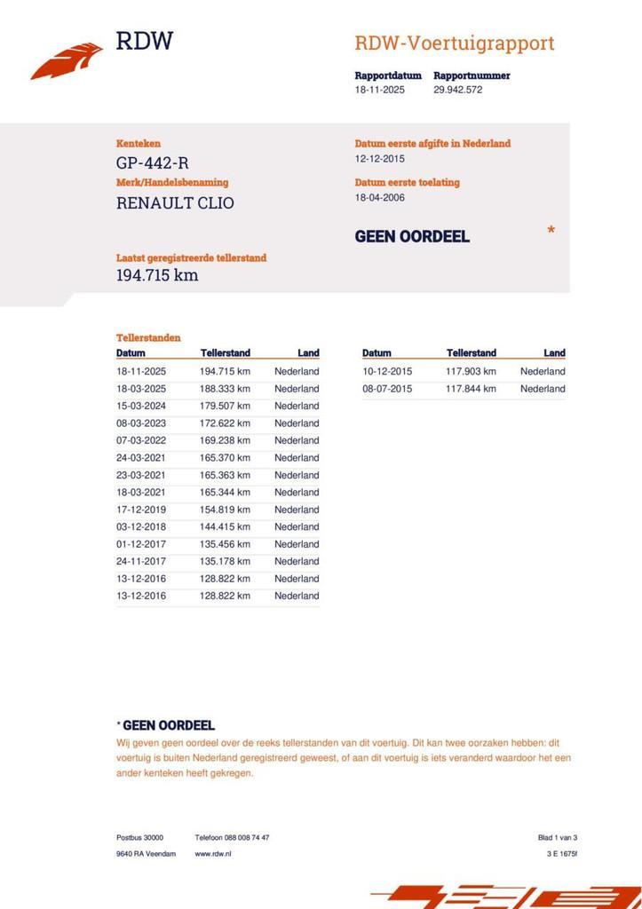 Renault Clio 1.2-16V Authentique, APK 23-03-2026, Auto's, Renault, Particulier, Te koop, Clio, ABS, Airbags, Airconditioning, Alarm