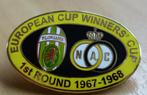 12x pin Floriana Malta vs NAC Breda Europacup II 1967-1968, Ophalen of Verzenden, Zo goed als nieuw, Sport, Speldje of Pin