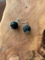 Onix oorbellen met zilveren steker, Sieraden, Tassen en Uiterlijk, Oorbellen, Zwart, Nieuw, Ophalen of Verzenden, Met edelsteen